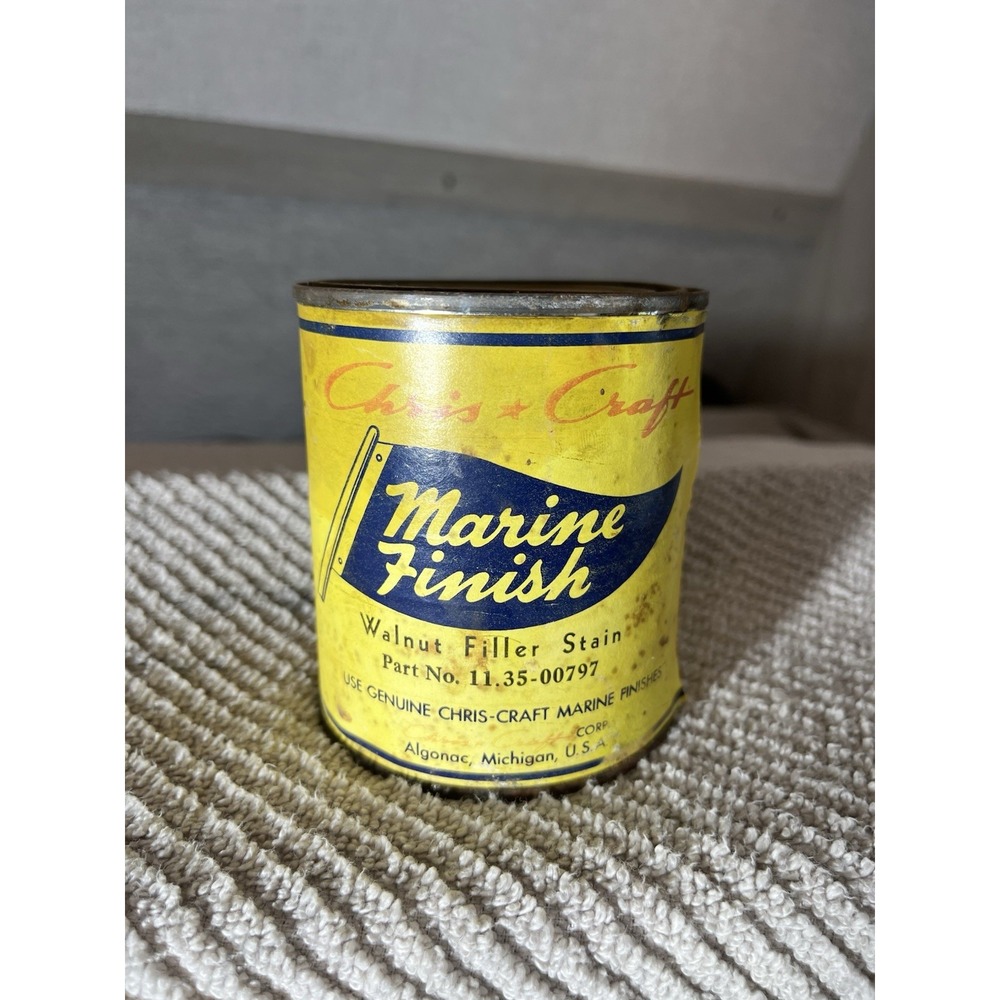 Vintage Chris Craft Paint Can Marine Finish
